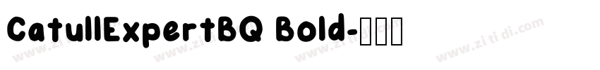 CatullExpertBQ Bold字体转换